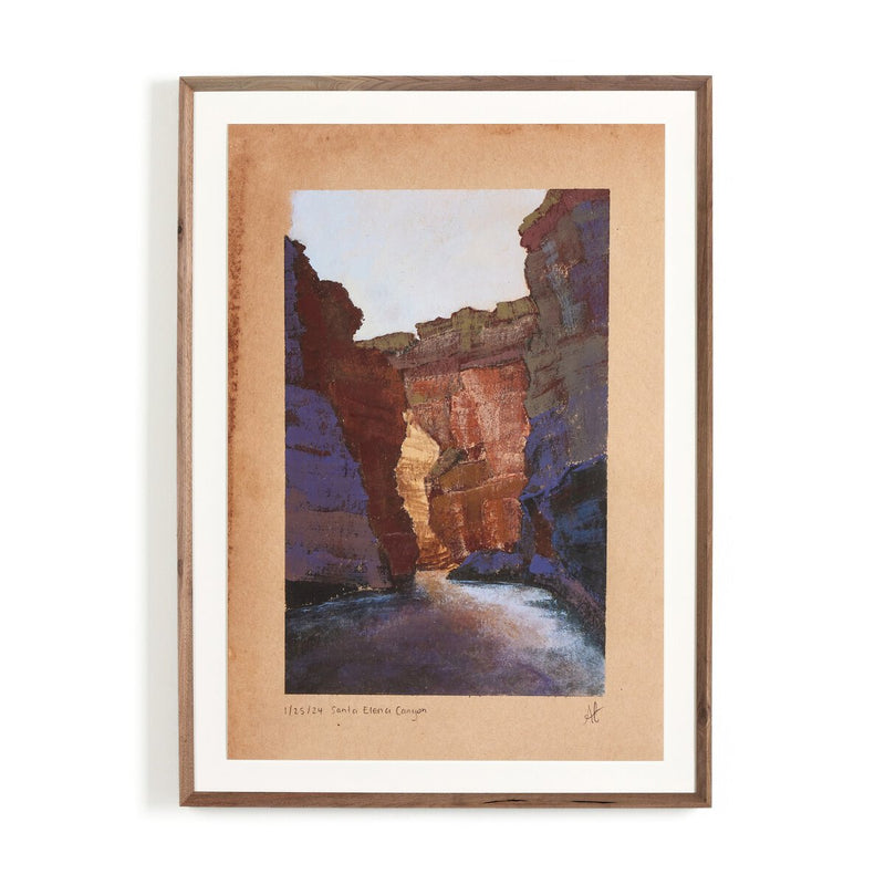 Desert VI by Aileen Fitzgerald - Rooftop Rustic Walnut