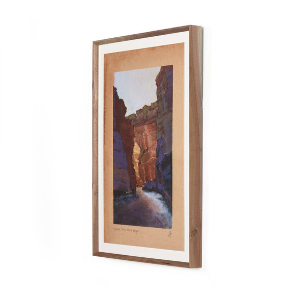 Desert VI by Aileen Fitzgerald - Rooftop Rustic Walnut
