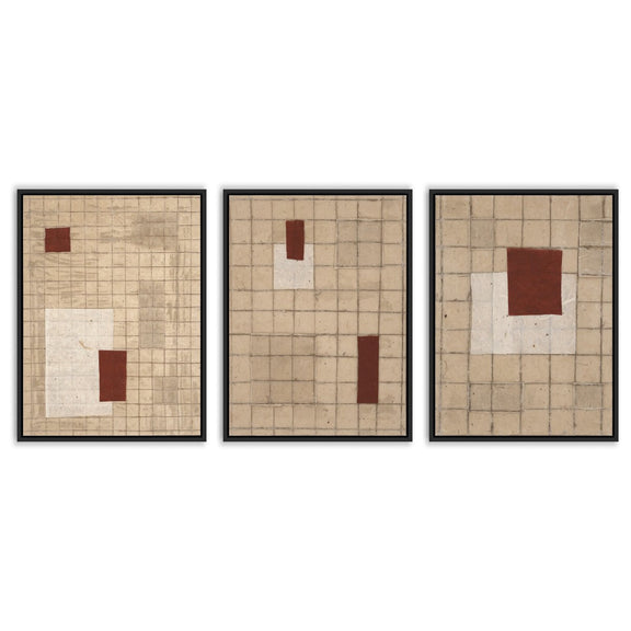 Seoul Triptych by Jade Dacay - Black Maple