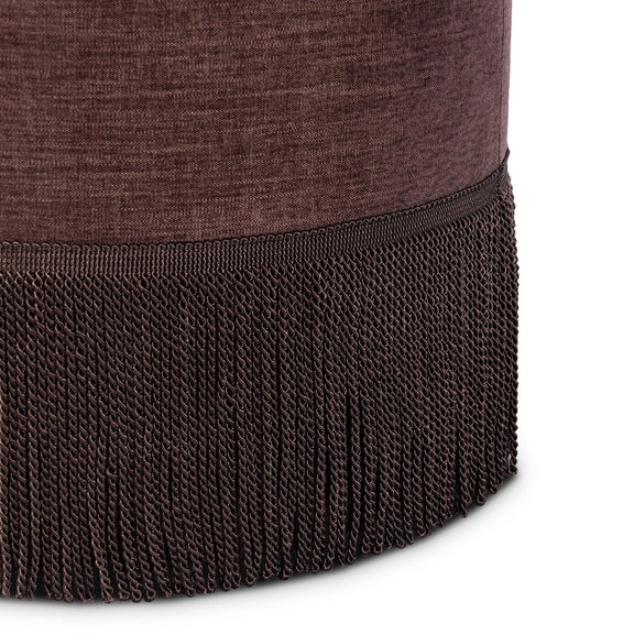 Sinclair Fringe Ottoman - Laughlin Plum