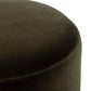 Sinclair Fringe Ottoman - Surrey Olive