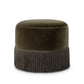 Sinclair Fringe Ottoman - Surrey Olive