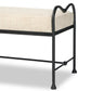 Leona Accent Bench - Yuma Cream