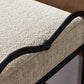 Leona Accent Bench - Yuma Cream
