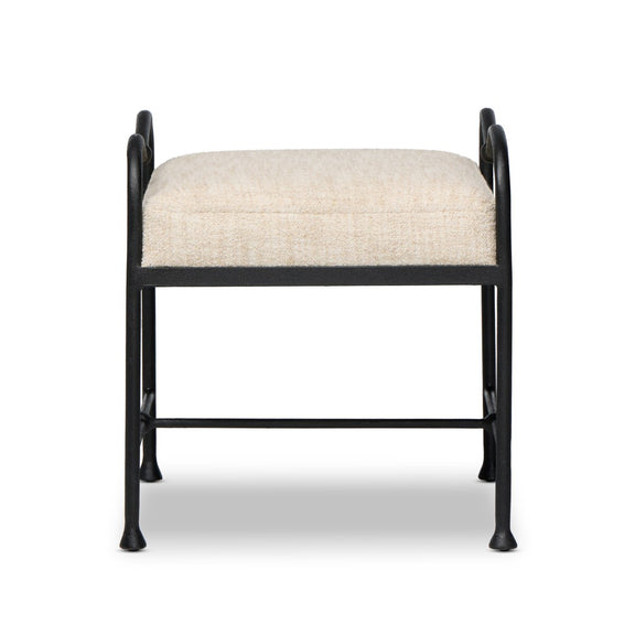 Leona Accent Stool - Yuma Cream