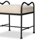 Leona Accent Stool - Yuma Cream