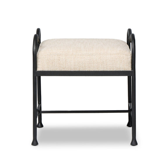 Leona Accent Stool - Yuma Cream