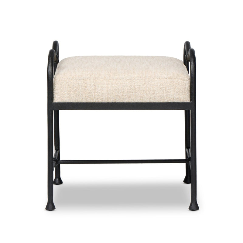 Leona Accent Stool - Yuma Cream