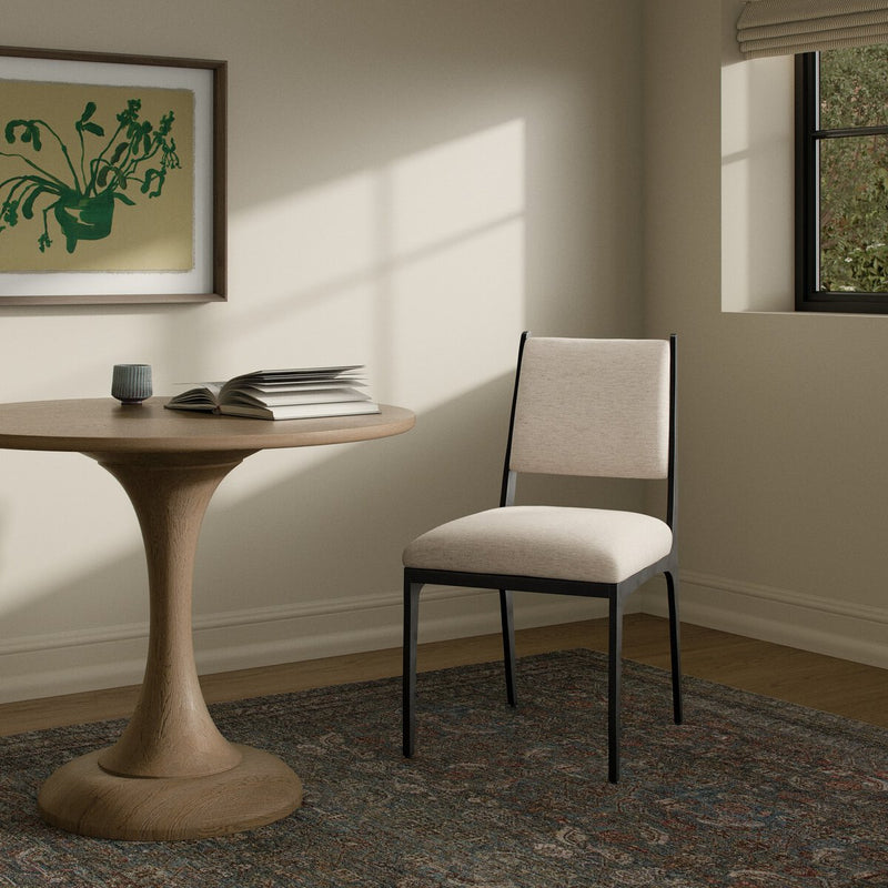 Valeene Dining Chair - Crypton Nomad Snow