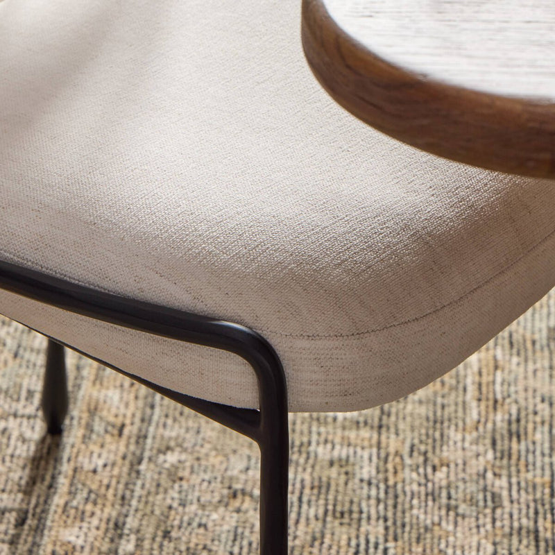 Nettie Dining Chair - Crypton Nomad Snow