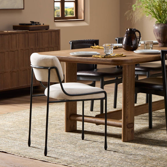 Nettie Dining Chair - Crypton Nomad Snow