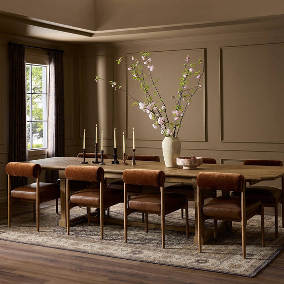 Cicero Extension Dining Table - Drifted Oak Veneer