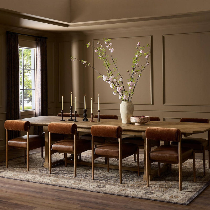 Cicero Extension Dining Table - Drifted Oak Veneer