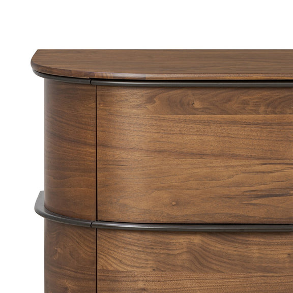 Theo Sideboard - Dark Brown Walnut Veneer