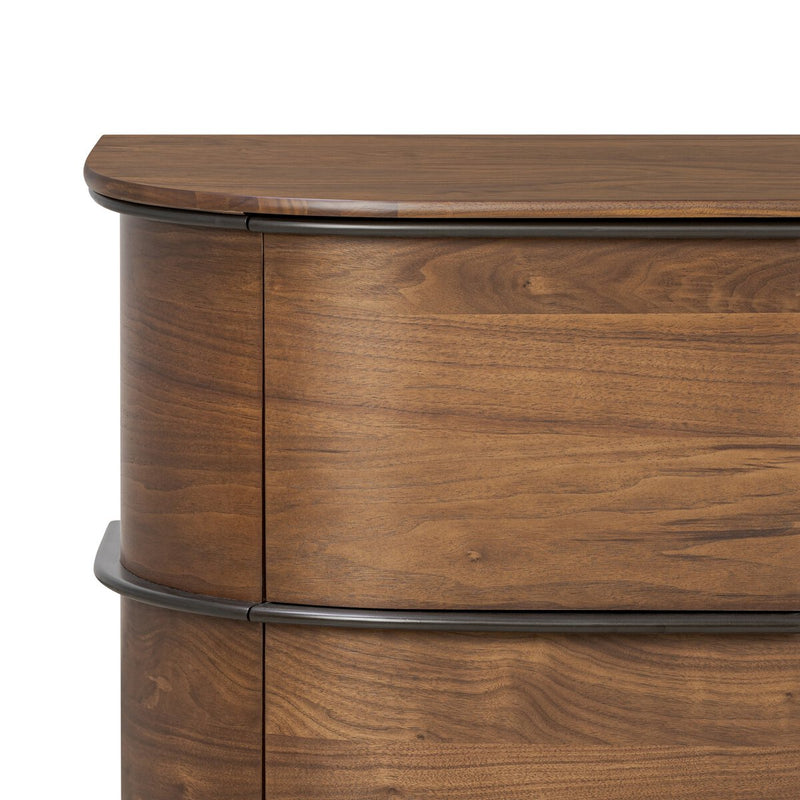 Theo Sideboard - Dark Brown Walnut Veneer