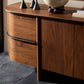 Theo Sideboard - Dark Brown Walnut Veneer