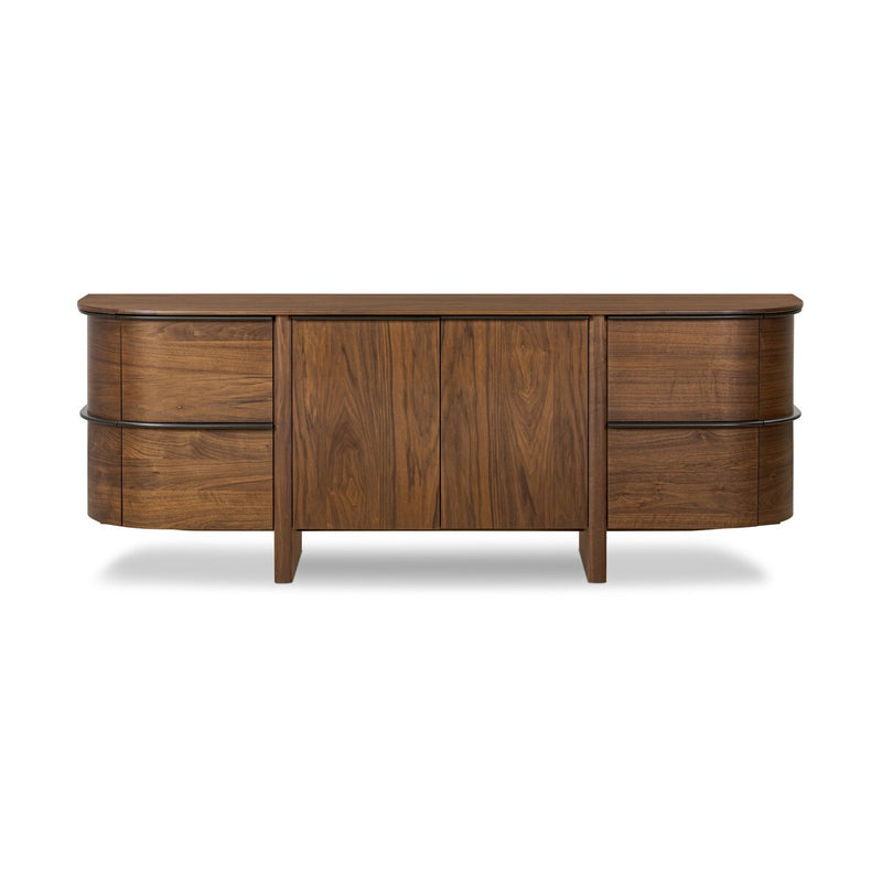 Theo Sideboard - Dark Brown Walnut Veneer