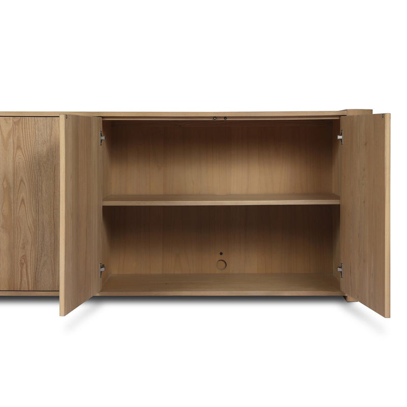 Radius Sideboard - Light Blonde Sungkai Veneer