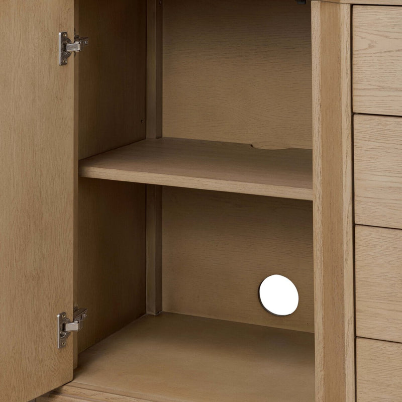 Gladys Sideboard - Light Wash Oak Veneer