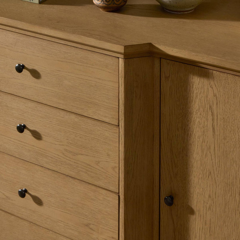 Gladys Sideboard - Light Wash Oak Veneer