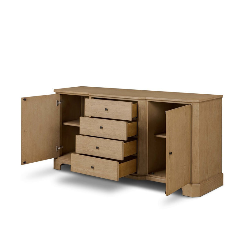 Gladys Sideboard - Light Wash Oak Veneer