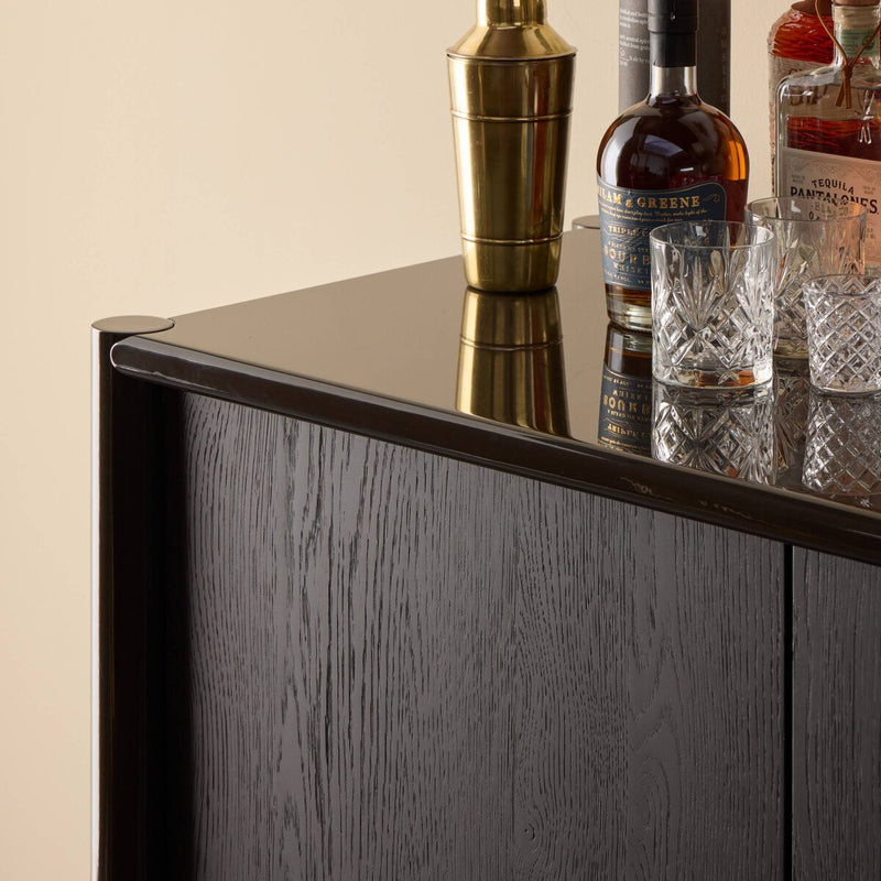Vinco Sideboard - Black Onyx Lacquer
