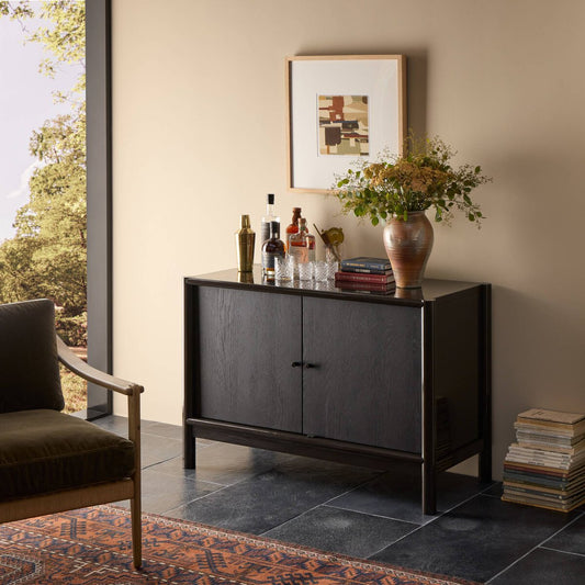 Vinco Sideboard - Black Onyx Lacquer