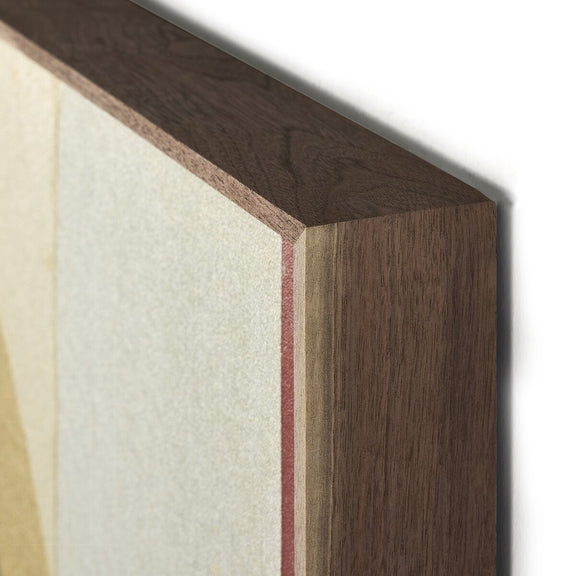With Love XIX by Raoul Morren - Rustic Walnut