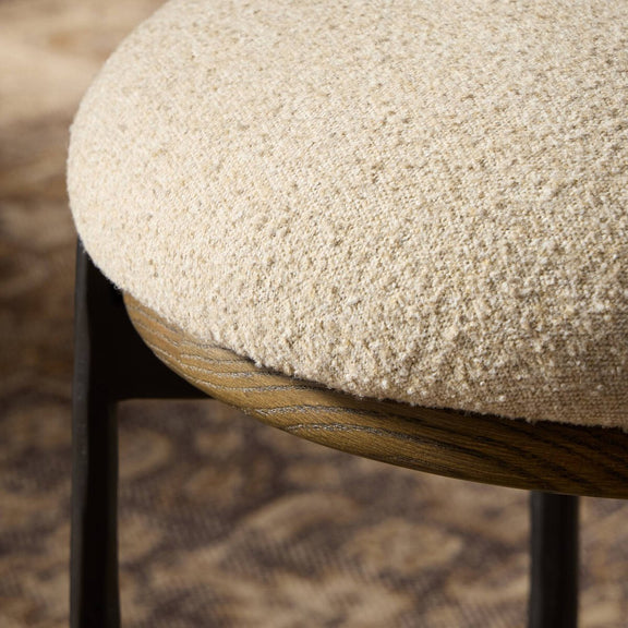 Cofer Swivel Bar + Counter Stool - Weslie Flax
