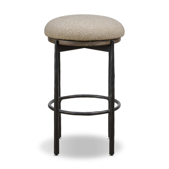 Cofer Swivel Bar + Counter Stool - Weslie Flax