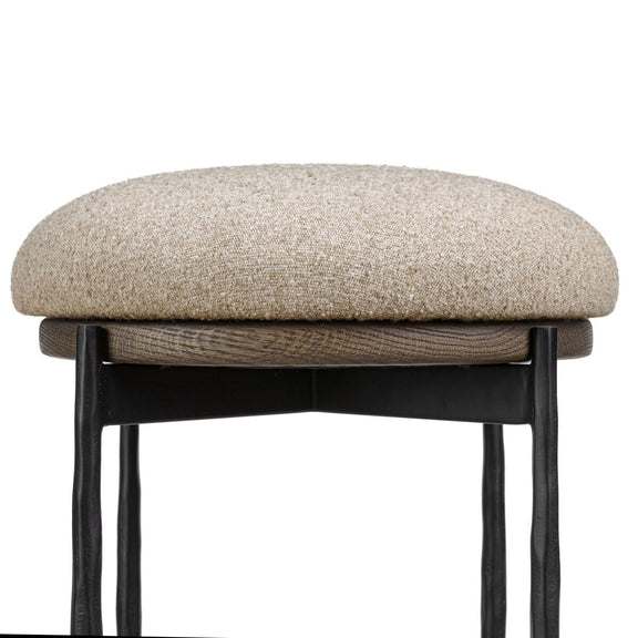 Cofer Swivel Bar + Counter Stool - Weslie Flax