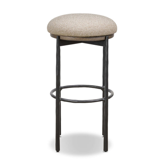 Cofer Swivel Bar + Counter Stool - Weslie Flax