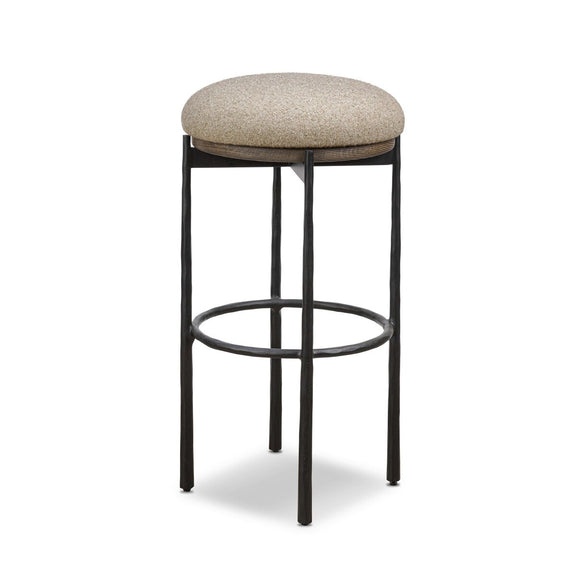 Cofer Swivel Bar + Counter Stool - Weslie Flax