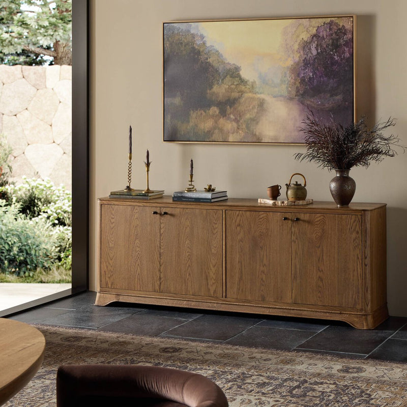 Lydia Sideboard - Warm Natural Oak Veneer
