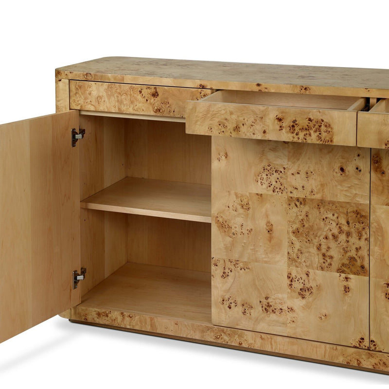 Mullins Sideboard - Natural Mappa Burl