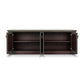 Berlin Media Console - Dark Green Lacquered Linen