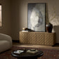 Asbury Media Console - Light Wash Oak