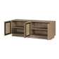 Asbury Media Console - Light Wash Oak