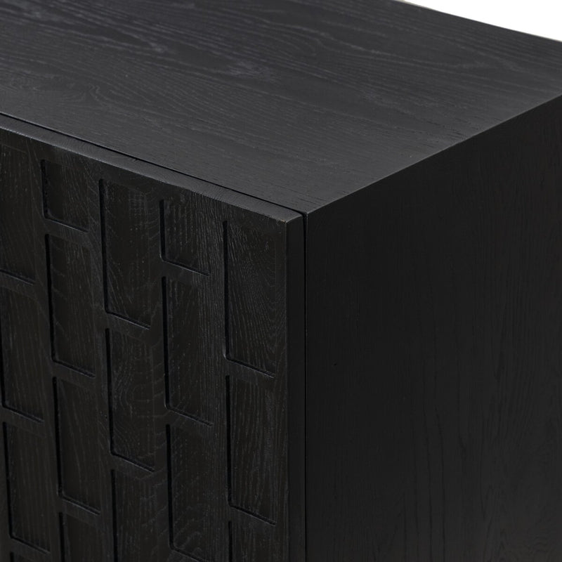 Asbury Media Console - Black Oak