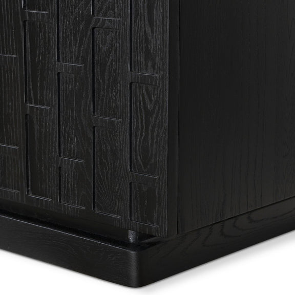 Asbury Media Console - Black Oak