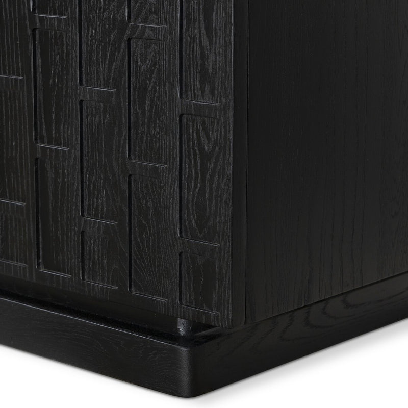 Asbury Media Console - Black Oak