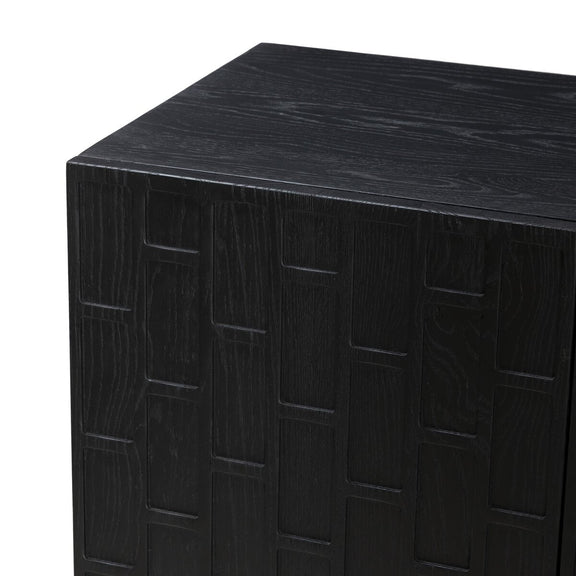 Asbury Media Console - Black Oak