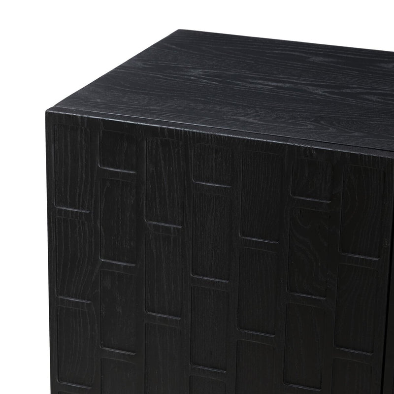 Asbury Media Console - Black Oak