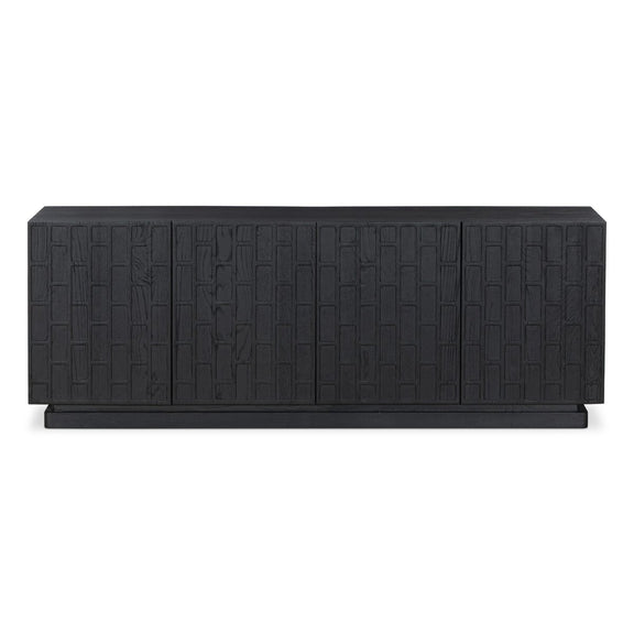 Asbury Media Console - Black Oak