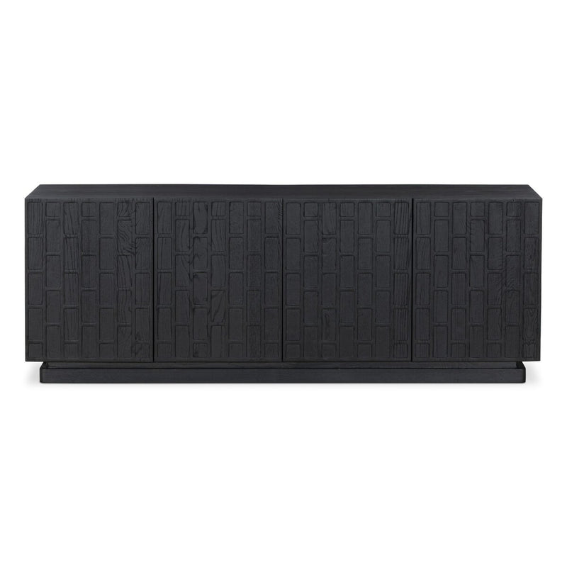 Asbury Media Console - Black Oak