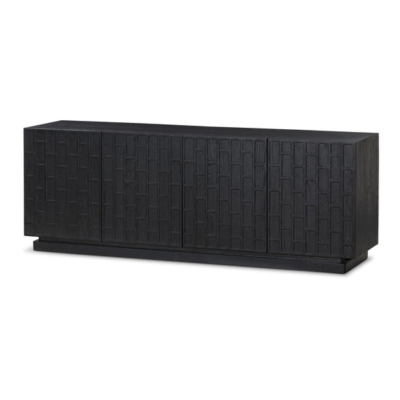 Asbury Media Console - Black Oak