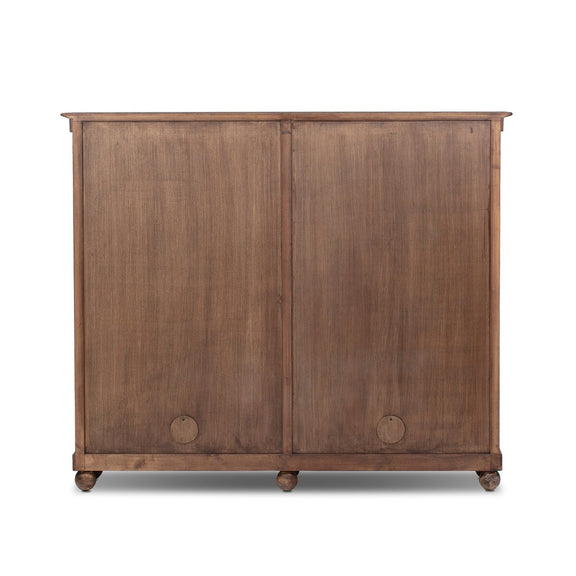 Alcott Cabinet - Distressed Cocoa Pine Veneer