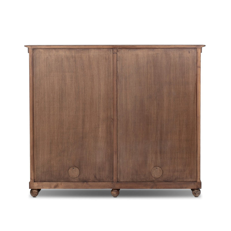 Alcott Cabinet - Distressed Cocoa Pine Veneer