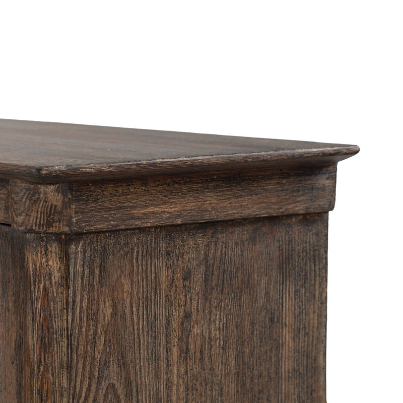 Alcott Cabinet - Distressed Cocoa Pine Veneer