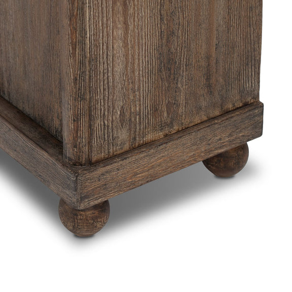 Alcott Cabinet - Distressed Cocoa Pine Veneer